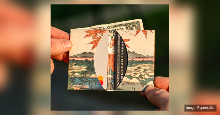 Paperwallet Micro Wallet in Tyvek